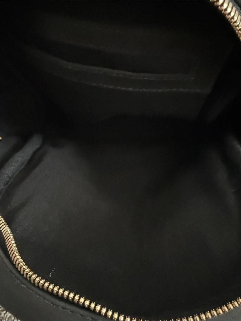 Parker Clay Ella Black Premium Leather Mini Backpack